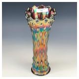 Millersburg Purple Swirled Hobnail Vase