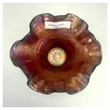 Fenton Red Fern Panels Hat