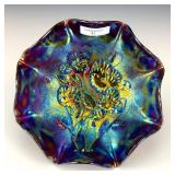 Imperial Electric Purple Pansy Bowl