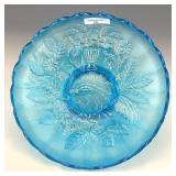 Northwood Sapphire Peacock & Urn Master Bowl