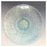 Northwood Ice Blue Hearts & Flowers Plate