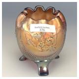 Northwood Amethsyt Fine Cut&Roses Variant Rosebowl