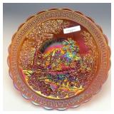 Imperial Dark Amber Homestead Chop Plate