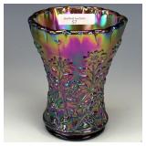 IG Amber Daisy Vase