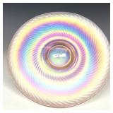 AIG Pink Opal Swirl Chop Plate