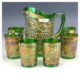 IG Green Imperial Grape Water Set