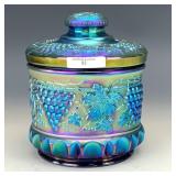Fenton Favrene Grape & Cable Tobacco Jar