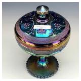 LIG Amethyst Heartland Covered Compote