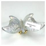 Fenton White Butterfly with Stand