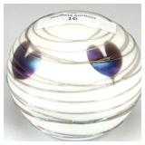 Crider White Hanging Hearts Paperweight