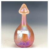 Crider Pink Opal Crackle Tulip Vase