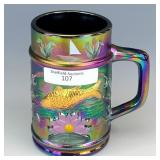 Dugan Black Decorated Fishermans OOAK Souvenir Mug