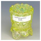 Crider Vaseline Daisy & Button Toothpick Holder