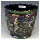 Fenton Amethyst Mermaid Planter