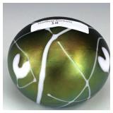 Crider Green Hanging Hearts Paperweight