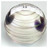 Crider White Hanging Hearts Mini Paperweight