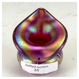 Crider Red Swirl Mini JIP Vase