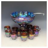 IG Dark Amber Imperial Grape Punch Set