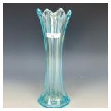 IG Azure Blue Morning Glory Vase