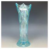 IG Azure Blue Gothic Arches Vase