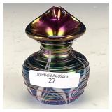 Crider Purple Swirl Mini JIP Vase