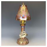 Wetzel Amber Grape & Cable Lamp