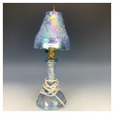 Wetzel Ice Blue Grape & Cable Lamp