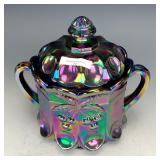 Mosser Blue Cherry & Cable Cookie Jar