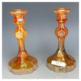 Imperial Marigold Six Sided Candleholder Set