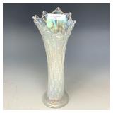 Dugan White Big Basketweave Vase