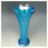 Dugan Sapphire Blue Big Basketweave Vase