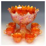 Northwood Marigold Grape & Cable Punch Set
