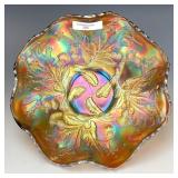 Fenton Aqua Thistle Bowl