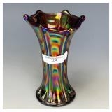 Imperial Amethyst Thin Rib & Drape Mini Vase
