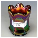 Imperial Purple Flute Toothpick Holder