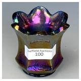 Imperial Blue Flute Toothpick Holder