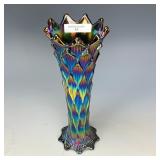 Dugan Black Amethyst Lined Lattice Vase