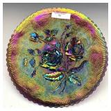 Imperial Purple Open Rose Plate