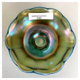 Westmoreland Blue Opal Little Beads Mini Compote