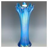 Northwood Celeste Blue Thin Rib Vase
