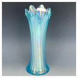 Northwood Ice Blue Thin Rib Vase