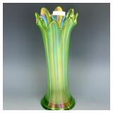 Northwood Ice Green Thin Rib Vase