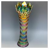 Fenton Green Rustic Funeral Vase