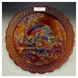 Imperial Dark Amber Homestead Chop Plate