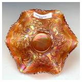 Fenton Marigold Pinecone Sauce Bowl