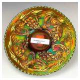 Fenton Green Pinecone Plate