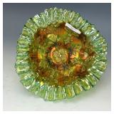 Millersburg Green Fleur de Lis Bowl