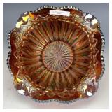 Millersburg Amethyst Rays & Ribbons Bowl