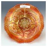 Fenton Marigold Lion Bowl