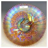 Northwood Smokey Lavender Peacocks Plate